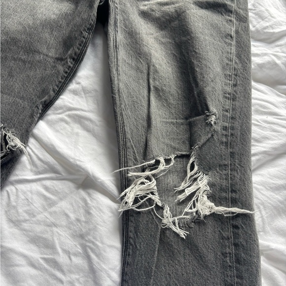 American Eagle Black Mom Jeans - Picture 3 of 6